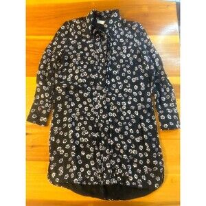 Tory Burch Women’s Shirt Dress. Small. Floral. Long Sleeve. Silk. Lined